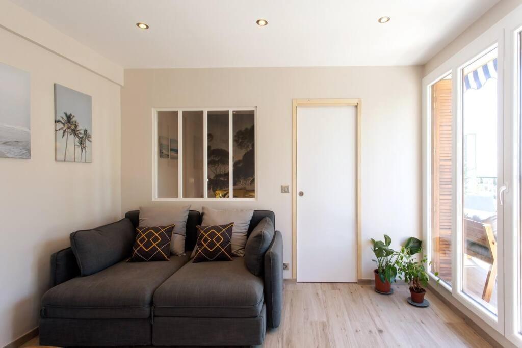 Apartmán L36 Sea View Terrace 10Min Walking To Sea/Parking & Ac Nice Exteriér fotografie