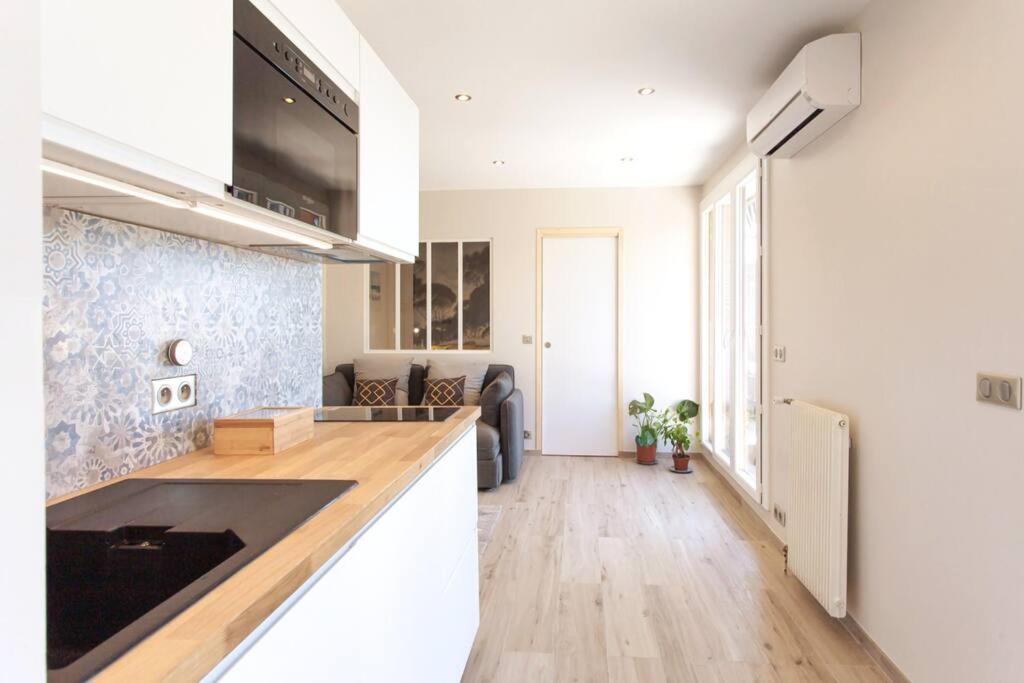 Apartmán L36 Sea View Terrace 10Min Walking To Sea/Parking & Ac Nice Exteriér fotografie