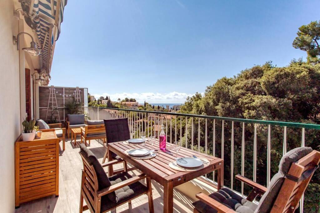 Apartmán L36 Sea View Terrace 10Min Walking To Sea/Parking & Ac Nice Exteriér fotografie